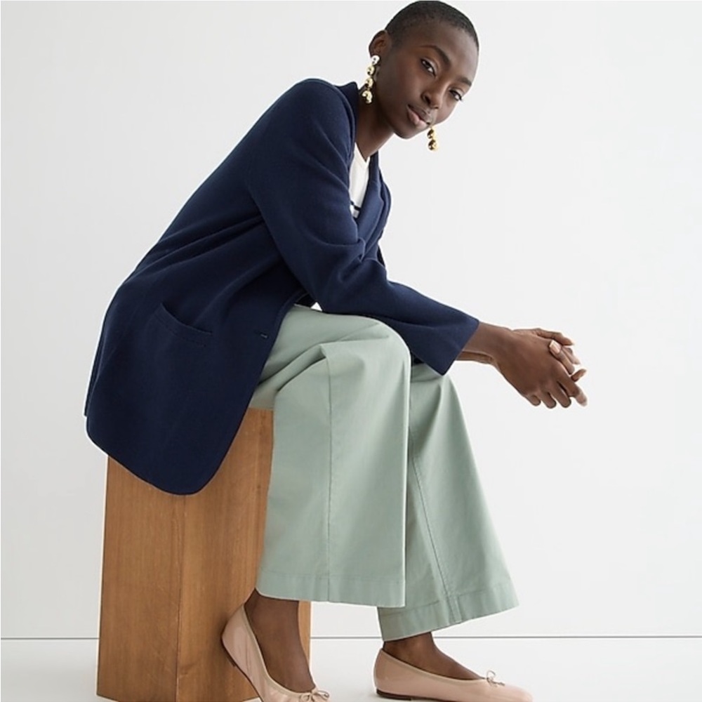J. Crew Sweater Blue Blazer Size XS